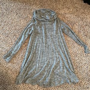 Sweater turtleneck dress